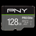 Card de memorie PNY microSDXC PRO Elite 128GB Class 10 UHS-I U3 - V30, PNY
