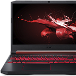 Laptop Gaming Acer Nitro 5 AN515-54 (Procesor Intel® Core™ i7-9750H (12M Cache, up to 4.50 GHz), Coffee Lake, 15.6" FHD, 8GB, 512GB SSD, nVidia GeForce GTX 1650 @4GB, Endless OS, Negru)