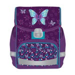 Ghiozdan neechipat fit, dimensiune 35x26x17cm, model Purple Forest, Herlitz, Herlitz