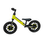 Bicicleta copii fara pedale QPLAY Spark 321QPSPA80, roata 12", verde-negru
