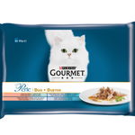 Gourmet Perle Multipack cu Peste, 4 x 85 g, Gourmet