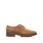 Pantofi casual bărbați din piele naturală, Leofex - 699 Cognac Velur, Leofex