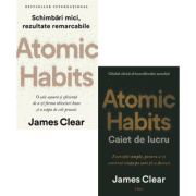 Pachet Atomic Habits: Cartea si Caietul de lucru - James Clear, Pachet Atomic Habits: Cartea si Caietul de lucru - James Clear,