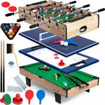 Masa de multi-joc, Neo-Sport, 4in1, Foosball, Biliard, Air Hockey, Ping Pong, NS-800, Neo Sport