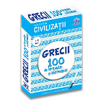 Joc educativ Civilizatii: Grecii, 100 de intrebari si raspunsuri, DPH, 10-11 ani +, DPH