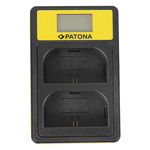 Incarcator Smart Patona USB Dual LP-E6 cu ecran LCD compatibil Canon 5D II 7D 60D 70D 6D 5D III-141583