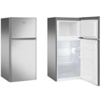 Frigider cu doua usi Amica FD2015.4X, 168 l, H 122 cm, Inox