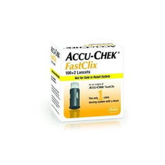 Accu-chek fastclix lancette 100 + 2 bucăți,