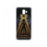 Husa Samsung Galaxy J6 Plus Marvel Silicon Captain Marvel 002 Navy Blue