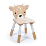 Scaunel din lemn premium Tender Leaf Toys, Forest Deer Chair, Caprioara, Tender Leaf Toys