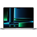 Notebook Apple MacBook Pro 14 (2023) 14.2" Apple M2 Pro 10-core GPU 16-core RAM 32GB SSD 1TB Tastatura INT Silver