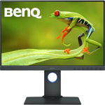 Monitor LED Benq SW240, 24.1inch, FHD IPS, 5ms, 60Hz, gri inchis, BENQ