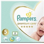 Pachet Pampers Premium Care Scutece Nr 5 (11 - 16 kg), 68 buc x 2