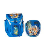 Ghiozdan scoala Explorer+sac de sport Lego core line design blue Nexo Knights, Lego