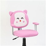 Scaun de birou copii Kitty roz, Halmar