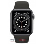 Apple Watch Series 6 44mm, Cellular, Aluminiu, Sport Band, MG2E3WB, space grey