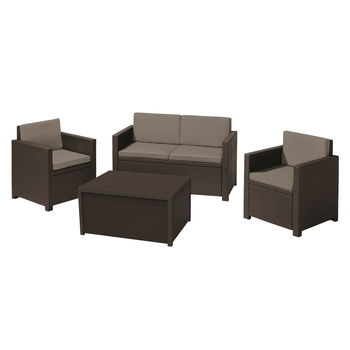 Set mobilier gradina maro Keter Monaco, Keter