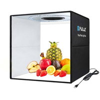 Accesoriu Camera Video Actiune , LED-uri incorporate, fundaluri multiple, fotografie/mini-filmulete de produs, 40x40cm, Negru, PULUZ