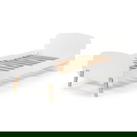 Pat pentru copii Vipack Kiddy, 90 x 200 cm, alb, Vipack