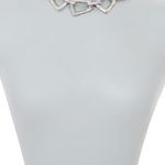 Bijuterii Femei Karine Sultan Sterling Silver Plated Simon Geo Bib Collar Necklace SILVER