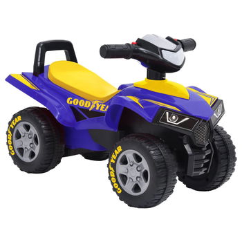 vidaXL ATV ride-on pentru copii Good Year, albastru, vidaXL