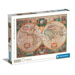 Puzzle 1000 piese Clementoni High Quality Collection Harta Antica 31229, Clementoni