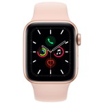 Apple Watch 5 GPS Carcasa Gold Aluminium 40mm Pink Sand Sport Band
