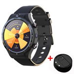 Smartwatch LEMFO LEM15 Negru, 4G, IPS 1.61 , 4GB RAM, 128GB ROM, Android 10.7, Helio P22 OctaCore, Camera duala, Power Bank 900mAh