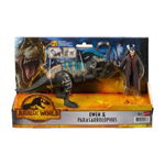 JURASSIC WORLD DOMINION SET 2 FIGURINE OWEN SI PARASAUROLOPHUS