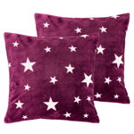 Față de pernă 4Home Stars violet, 40 x 40 cm, set 2 buc., 4Home