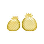 Set Doua Tavi Lemn, Model Pineapple