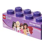 Cutie depozitare LEGO Friends 2x4 violet