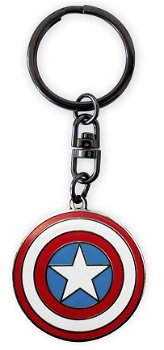 Breloc metalic Marvel Captain America X4, ABYstyle