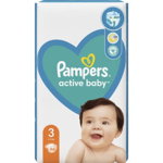 Pampers Active Baby Size 3 scutece de unică folosință, Pampers