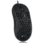 Mouse Gaming Motospeed N1 Cu Fir, 6400 Dpi, 6200 Fps, 220 Ips, Lungime Cablu 1.8m, Negru - 538757, Motospeed