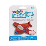 Set creativ cu plastilina Carioca ModeLight, Avion, 30 g, 3+