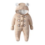 Combinezon crem din fas pentru bebelusi, SuperBaby