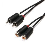 SERIOUX 2X RCA M- 2X RCA F CABLE 3.0M