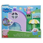 Set de joaca cu figurine, Peppa Pig, Ziua excursiei la Magazinul de inghetata, F43875L01, Peppa Pig