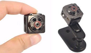 Mini-camera de supraveghere IdeallStore®, Tiny Surveillance, Full HD 1080p, 30 fps, negru, IdeallStore