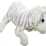 Jucarie de plus MomKi Tigru alb 14 cm