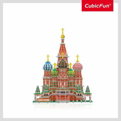 Cubic Fun - Puzzle 3D+Brosura Moscova 224 piese, CubicFun
