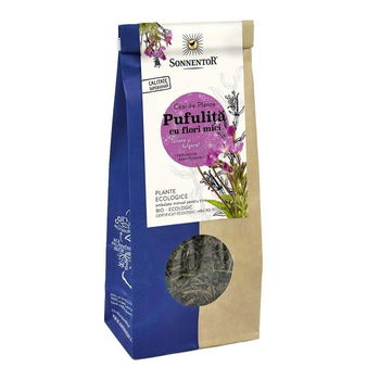 Ceai de Pufulita cu Flori Mici Sonnentor, bio, 50 g, Sonnentor