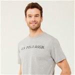 Tricou de pijama cu imprimeu logo, US Polo Assn