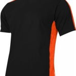 T-shirt 180g / M2, negru și portocaliu 2XL (L4023005), Lahti Pro