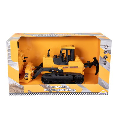 Buldozer cu senile si telecomanda, Maxx Wheels, 1:28, Maxx Wheels