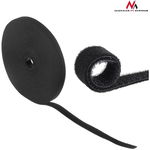 Maclean MCTV-542 Cable organizer strap 20mmx15.3m black, MACLEAN