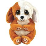 Brown and white dog Ruggles 15 cm, Meteor