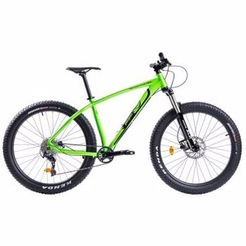 Bicicleta Pegas MTB Fat Bike Drumuri Grele Pro 18.5", Verde/Negru