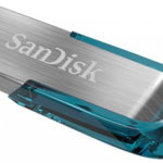 Stick USB 3.0 128GB SanDisk Ultra Flair Albastru, SDCZ73-128G-G46B